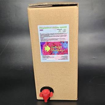 Green sea phytoplankton 3L (Nannochloropsis sp, Tetraselmis sp, Isochrysis sp) bag with tap